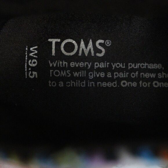 Toms Leila Chocolate Suede Multi Textile Booties 9.5 - Picture 6 of 7